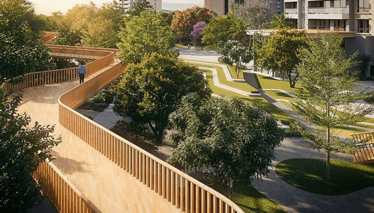Prestige City Eaton Park – Night Exterior